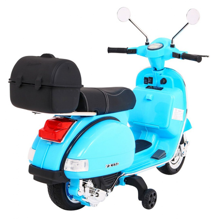 Skuter Vespa elektryczny dla dzieci Niebieski